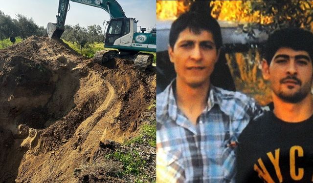 Aydın'da 16 yıl önce kaybolan kardeşler için kazı çalışması başlatıldı