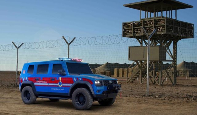 Türkiye'nin ilk yerli zırhlı SUV aracı jandarmada