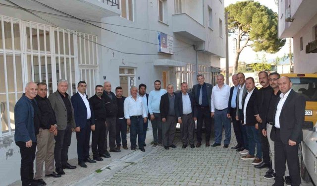 Başkan Künkcü, Karpuzlu ve Çine'de esnaflarla bir araya geldi