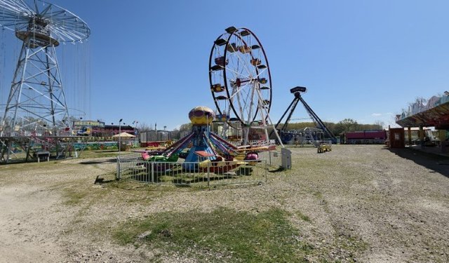 Edirne’de Lunapark faciası