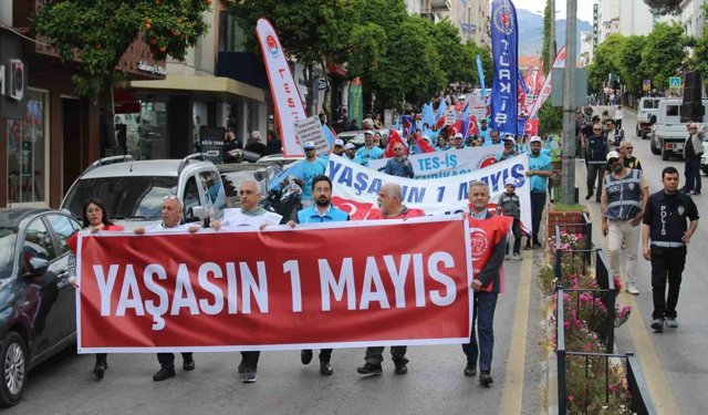 Aydın'da 'işçiler' için yürüdüler
