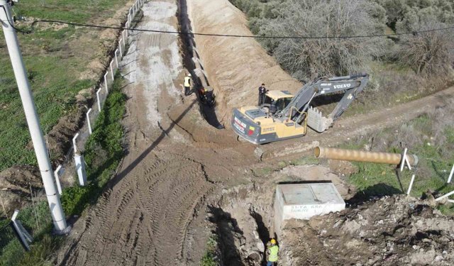 Bozdoğan Ovası Sulama İnşaatı devam ediyor