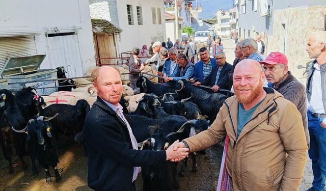 Bozdoğan Yazıkent'te Kurban Pazarı hareketlendi