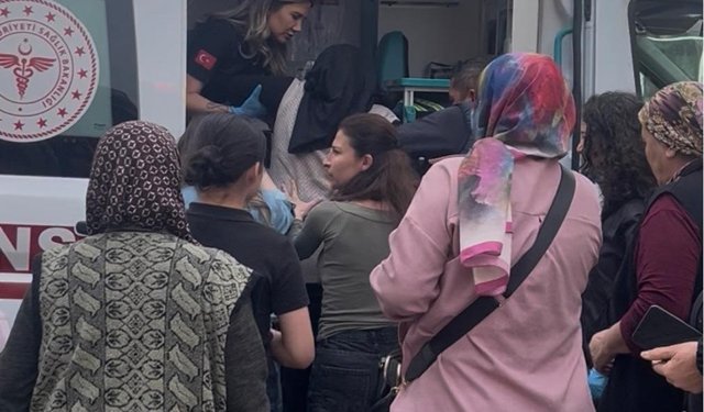 Dumanları gören yaşlı kadın fenalaştı