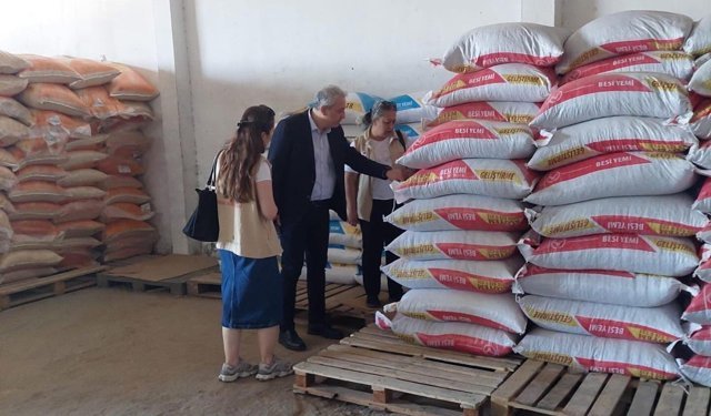 Yem satışı yapan işletmeler denetlendi