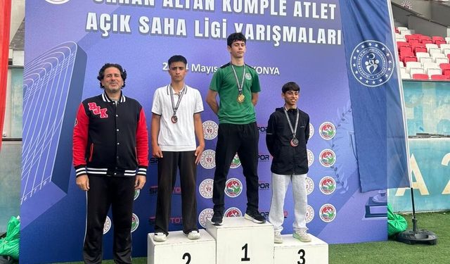Aydınlı sporculardan Konya'da madalya yağmuru