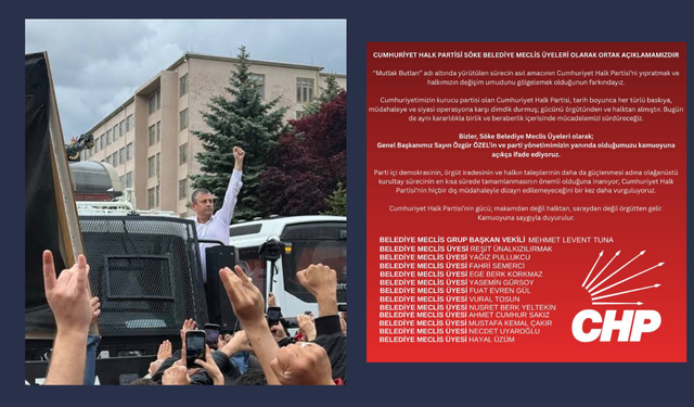 Söke'den Özgür Özel'e tam destek!