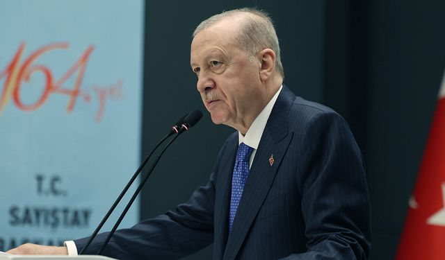 Cumhurbaşkanı Erdoğan Sayıştay'da konuştu