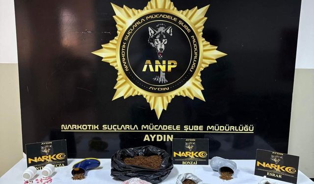 Efeler'de yasaklı madde operasyonu