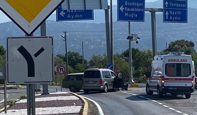 Bozdoğan'da trafik kazası: 1 yaralı