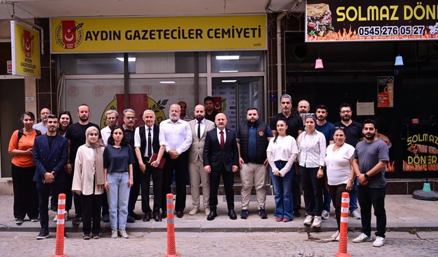 Vali Varol Aydın basınıyla bir araya geldi