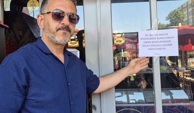 Aydınlı esnaf denetime kızıp dükkanını kapattı