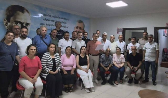 CHP Erzincan örgütünde toplu istifalar