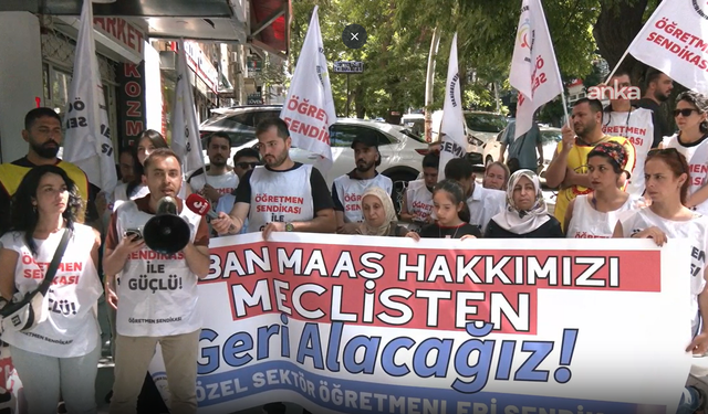 Özel sektör ve mülakat mağduru öğretmenlere gözaltı
