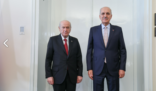 Numan Kurtulmuş Devlet Bahçeli'yi ziyaret etti: "Terörsüz Türkiye" gündemi masada