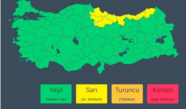 Meteoroloji’den sarı alarm!
