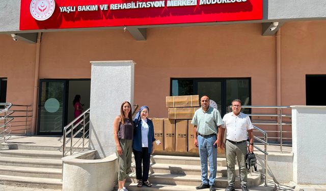 Beyazay, huzurevi sakinlerini unutmadı