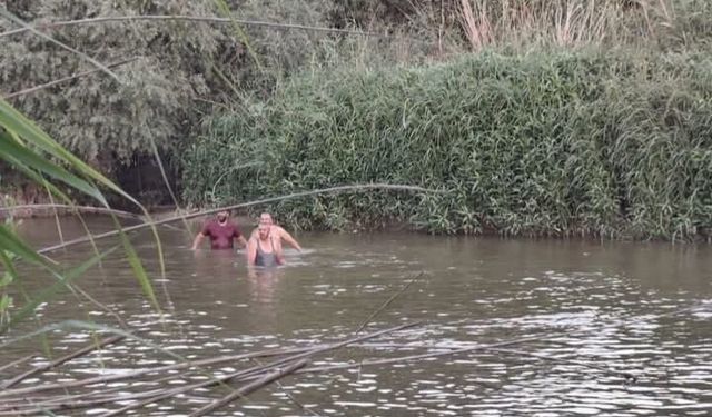Menderes Nehri'ne giren iki çocuk kayboldu