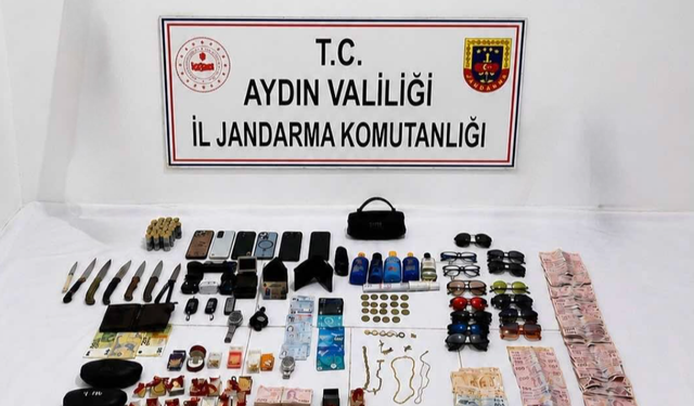 Kuşadası’nda plaj hırsızı yakalandı