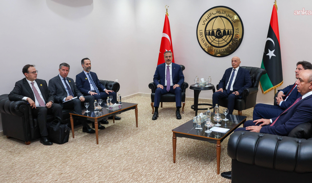 Bakan Fidan, Libya Temsilciler Meclisi Başkanı Salih ile görüştü