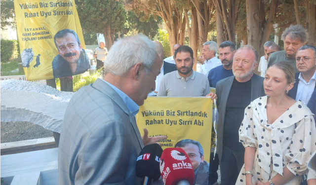 Tahliye edilen Mızraklı, Sırrı Süreyya Önder’in mezarını ziyaret etti!
