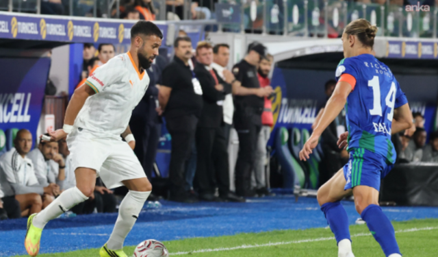 Alanyaspor deplasmanda Çaykur Rizespor'u 1-0 mağlup etti