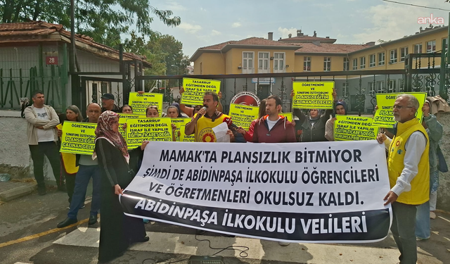 Abidinpaşa İlkokulu’nun boşaltılmasına tepki