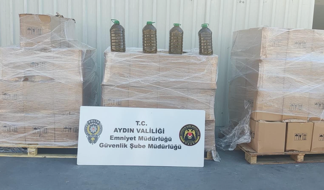 Aydın’da sahte zeytinyağı operasyonu