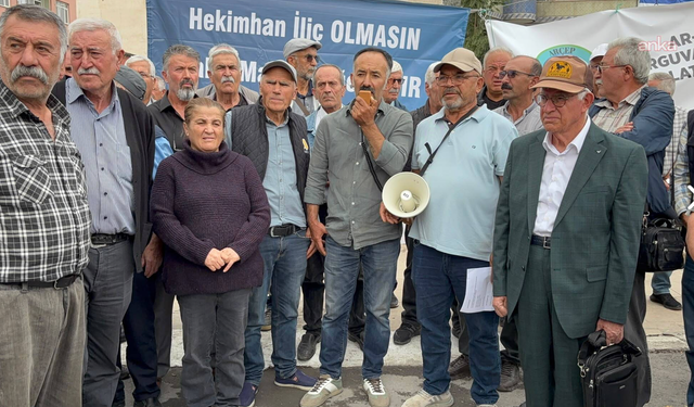 Hekimhan'da madencilik faaliyetlerine tepki