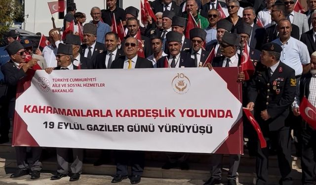19 Eylül Gaziler Günü, Aydın’da kortej yürüyüşüyle kutlandı