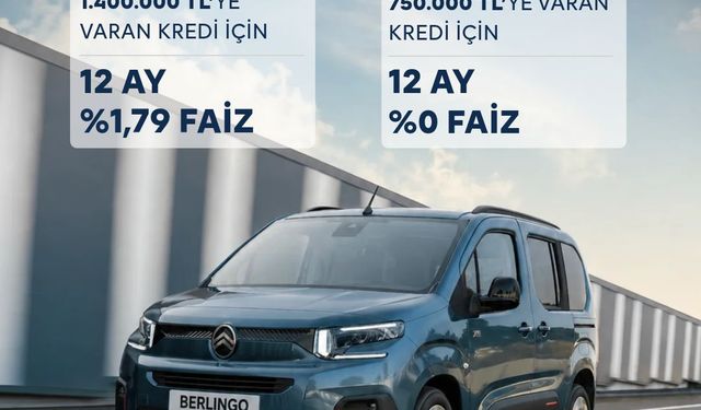 TİCARETİN VE AİLENİN YENİ KRALI: CITROËN BERLINGO’DAN EZBER BOZAN DEV FİNANSMAN HAMLESİ!