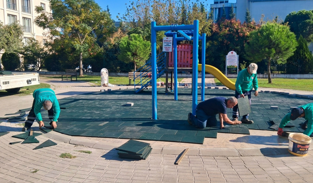 Efeler Belediyesi'nden parklarda güvenliği artıran uygulama