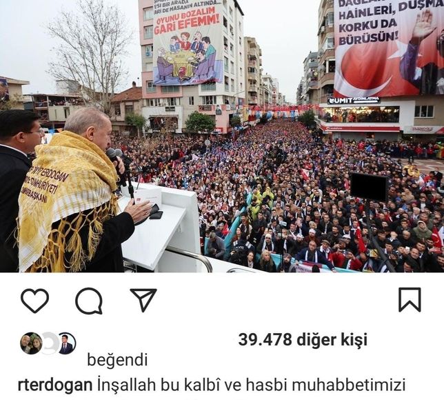 Cumhurbaşkanı Erdoğan’dan Nazilli’ye teşekkür /