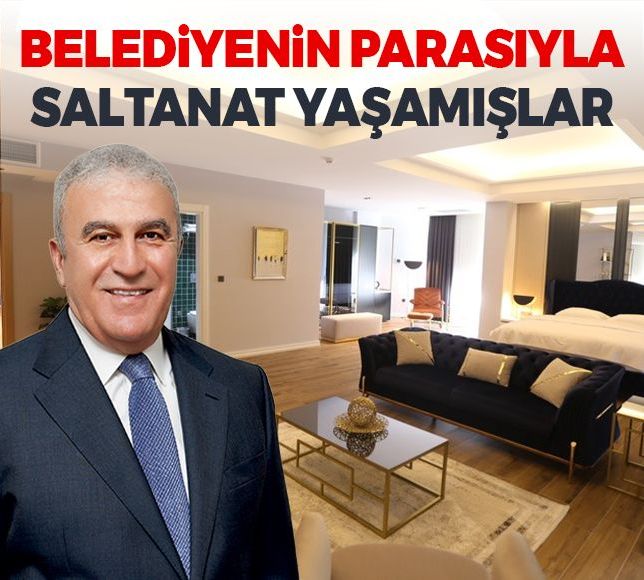 Fatih Atay belediyenin otelinde özel lüks bir oda yaptırmış