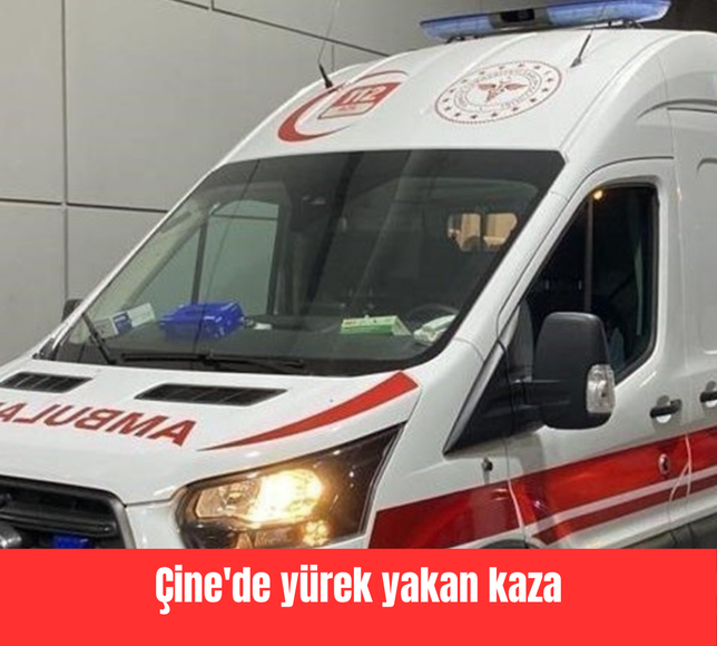 Çine'de yürek yakan kaza