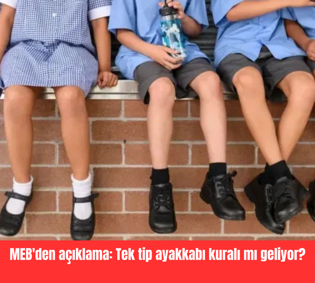 Mili Eğitim'den açıklama: Tek tip ayakkabı kuralı mı geliyor?