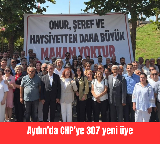 Aydın’da CHP’ye 307 yeni üye