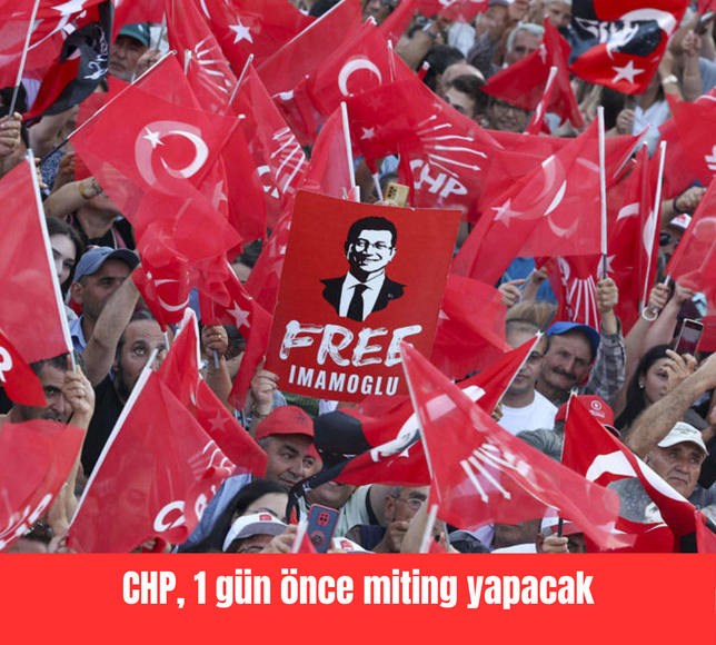 CHP, kurultay iptal davasından 1 gün önce Ankara'da miting yapacak
