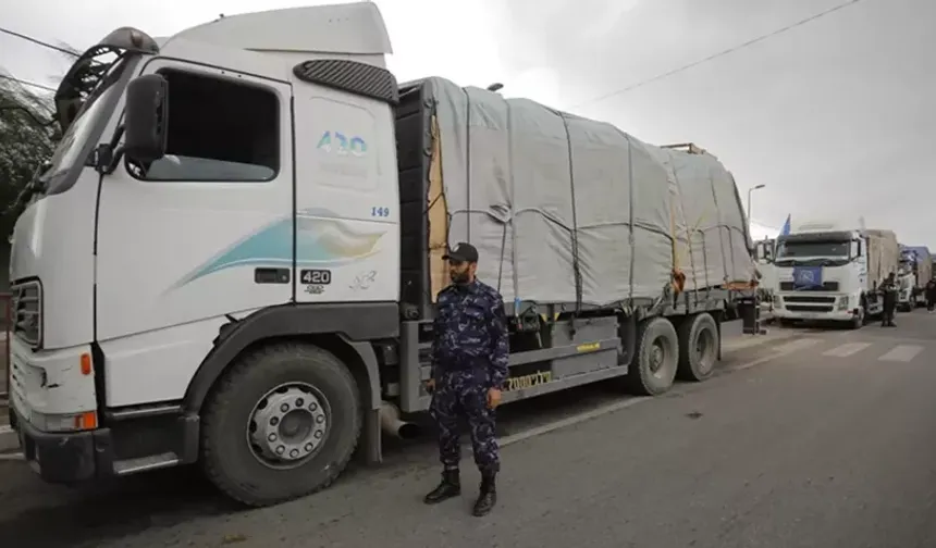 Fransa'dan Gazze'﻿ye ek 600 ton insani yardım