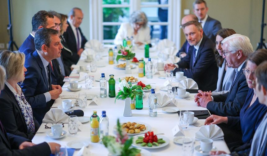 Özel, Almanya Cumhurbaşkanı Steinmeier ile görüştü