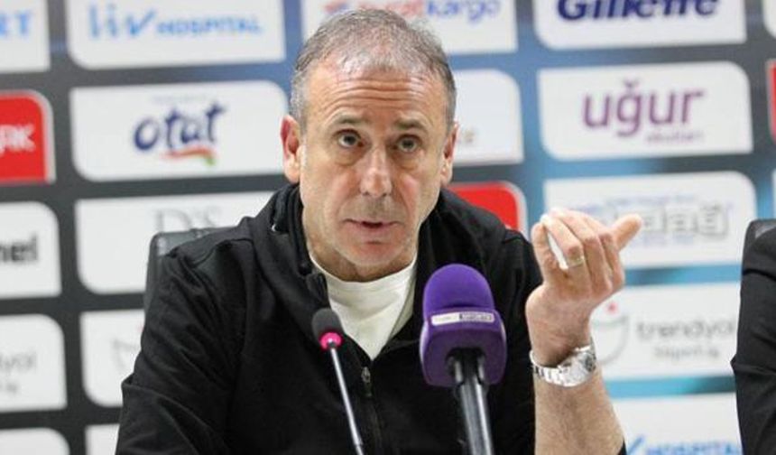 Trabzonspor'da Abdullah Avcı'dan Türkiye Kupası açıklaması