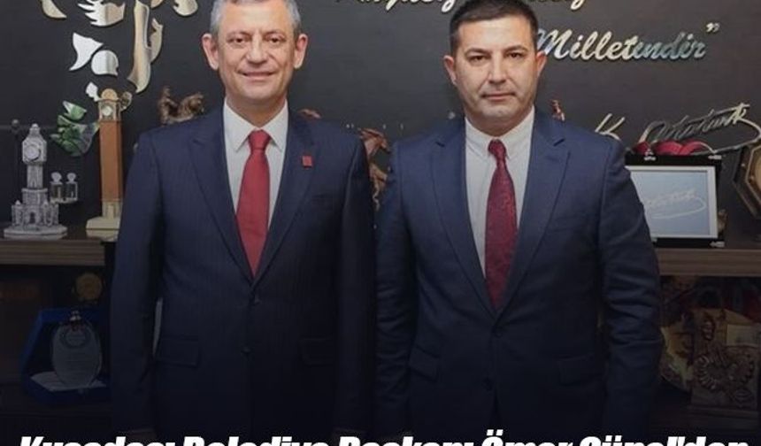 Kuşadası Belediye Başkanı Ömer Günel'den CHP Genel Başkanlığı'na Yeniden Seçilen Özgür Özel'e Tebrik Mesajı