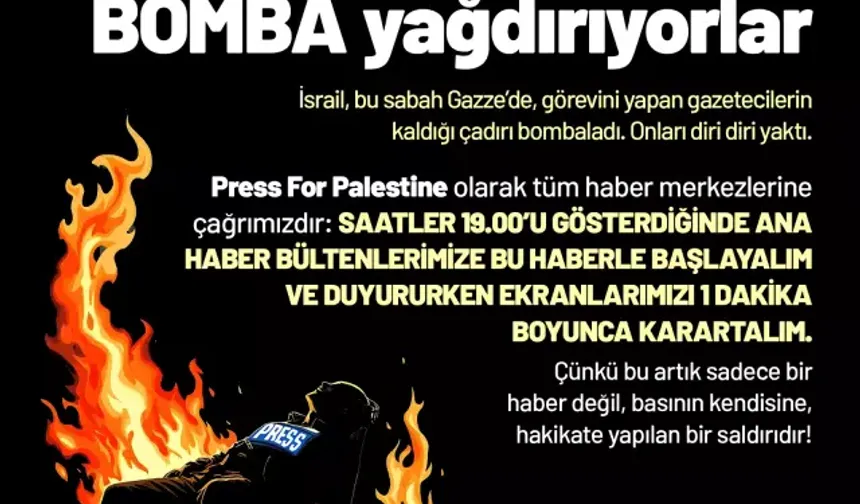 Gazze’de Dünyayı Sarsan Saldırı: İsrail Gazetecileri Hedef Aldı