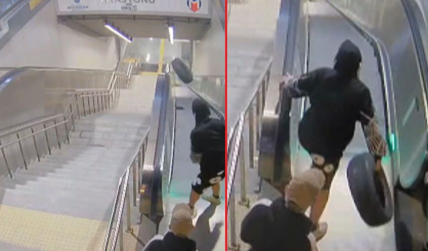 Metroda sistem durdu, sebebi akıl almaz!