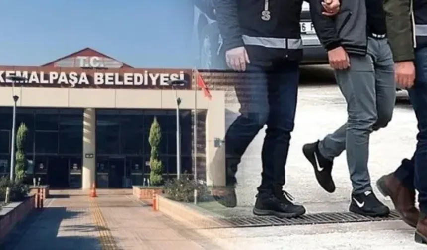 Son Dakika İzmir Kemalpaşa'da yolsuzluk operasyonu! Belediye yöneticileri gözaltında