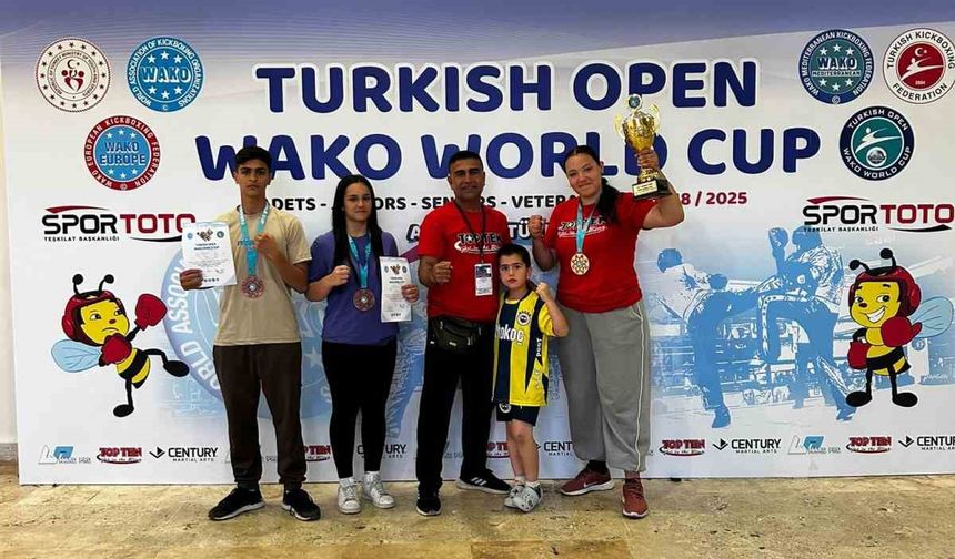 Sökeli 3 genç sporcu Dünya Kupası’ndan madalyayla döndü