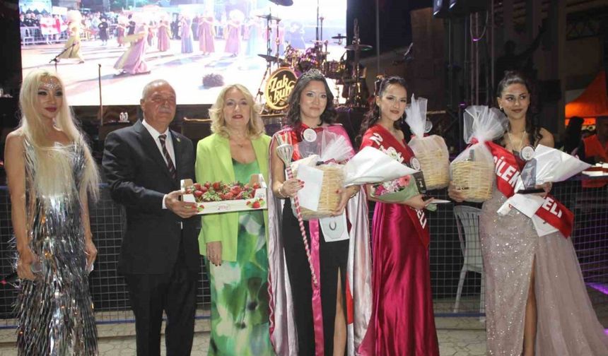 Sultanhisar’da ‘Çilek Güzeli’ belli oldu