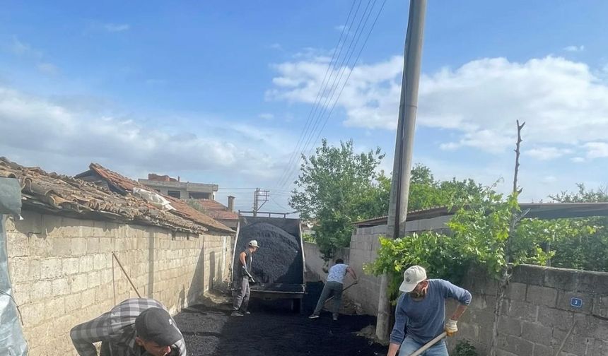 Yenipazar’da çevre düzenlemesi sürüyor