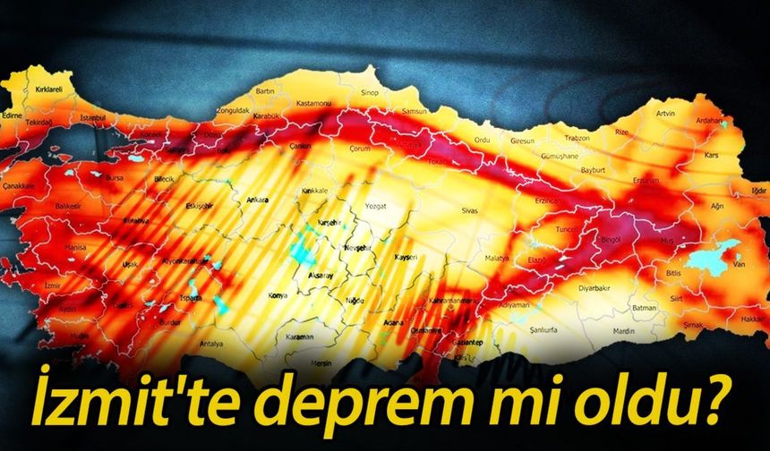 İzmit'te deprem kaç şiddetinde? Son Dakilka İzmit'te deprem mi oldu?