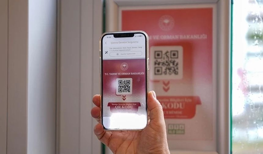 Gıda satış ve tüketim yerlerinde "karekod" uygulaması yarından itibaren zorunlu olacak